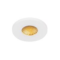Modern fürdőszoba süllyesztett foltfehér, IP54 - mézes fészer
