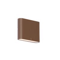 Modern kültéri fali lámpa rozsdabarna 11,5 cm IP65 LED-del - Batt