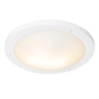 Modern mennyezeti lámpa fehér 41 cm IP44 - Yuma
