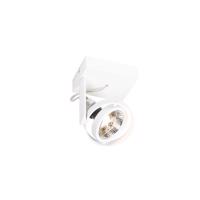 Modern mennyezeti spotlámpa fehér, forgatható és dönthető GU10 70mm - Master
