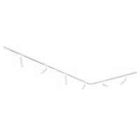 Modern sínrendszer 6 fehér spotlámpával, 1 fázisú - Slimline Uzzy