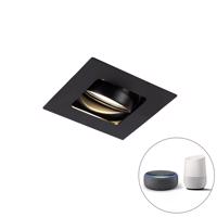 Modern Smart süllyesztett folt fekete WiFi GU10-vel - Artemis