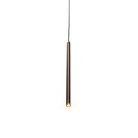 Modern sötét bronz függőlámpa 1 fázisú sínrendszerhez - Iconic Frini
