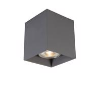 Modern süllyeszthető spotlámpa sötétszürke GU10 50mm - Qubo