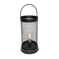 Moderne tafellamp grijs 52 cm - Horario