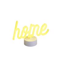 Neon asztali lámpa sárga Home LED-del - Home