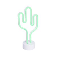 Neon asztali lámpa zöld LED-del - Plant