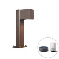 Okos kültéri állólámpa rozsdabarna 30 cm IP44 Wifi GU10 - Baleno