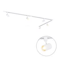 Okos sínrendszer fehér, 1 fázisú, 5 fényponttal, WiFi-vel, GU10 foglalattal - Iconic Jeana