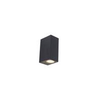 Set van 3 smart wandlampen zwart 2-lichts IP44 - Baleno
