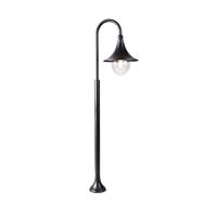 Smart buiten lantaarn zwart 125 cm IP44 incl. Wifi A60 - Daphne