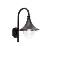 Smart buiten wandlamp zwart IP44 incl. Wifi A60 - Daphne