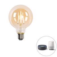Smart E27 szabályozható Kelvin LED lámpában G95 goldline 4,9W 470 lm 1800-4000K