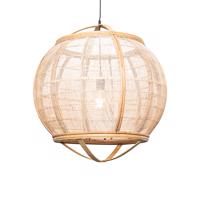 Smart hanglamp bruin 58 cm incl. Wifi G95 - Pascal