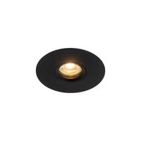 Smart inbouwspot zwart incl Wifi GU10 50mm - Buco