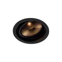 Smart inbouwspot zwart verstelbaar incl. Wifi GU10 111mm - Coop 111 Honey