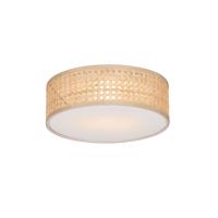 Smart plafondlamp rotan 30 cm incl. Wifi A60 - Tromma