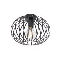 Smart plafondlamp zwart 30 cm incl. Wifi G95 - Johanna