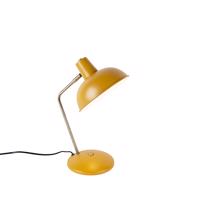 Smart tafellamp geel met brons incl. Wifi P45 - Milou