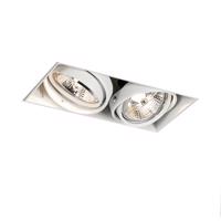 Süllyesztett spotlámpa fehér GU10 AR70 trimless 2 lámpás - Oneon