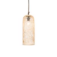 Vidéki kültéri függőlámpa rattan 25 cm - Calamus