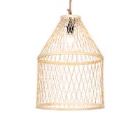 Vidéki kültéri függőlámpa rattan 40x55 cm - Calamus